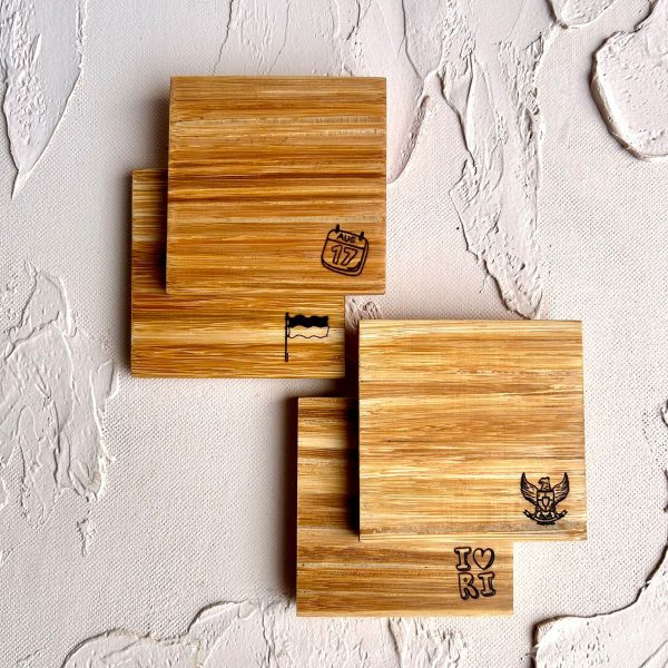 Tatakan gelas / coaster - Merdeka edition