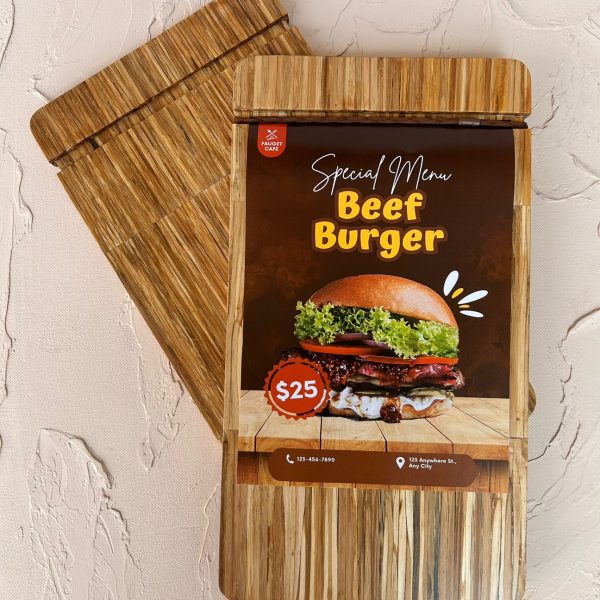 Papan menu / menu board / menu holder - Customized